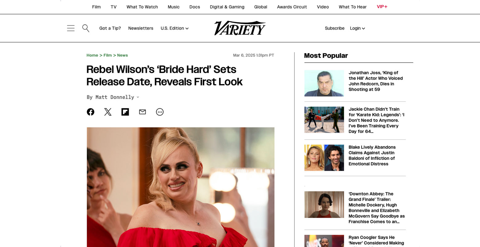 Variety Website